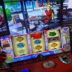 動作良好 パチスロ実機 大都技研 アメリカン番長 HEY!鏡 B2 コイン不要