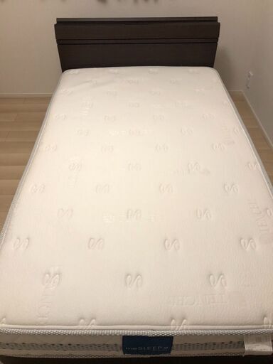セミダブルベッドセット サコダ meSLEEP J-1 収納引き出し付きフレーム 自社配送時代引き可※現金、クレジット、スマホ決済対応※