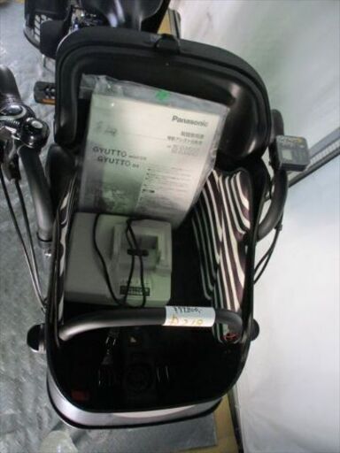 D217☆整備済み 中古電動自転車 Panasonic ギュット ミニDX ブルー