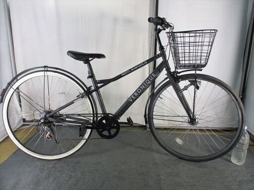 D220☆限定特価☆ 中古自転車 ブラック【27インチ 軽快車 6段 LED