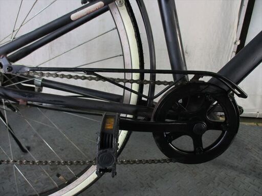 D220☆限定特価☆ 中古自転車 ブラック【27インチ 軽快車 6段 LEDオート