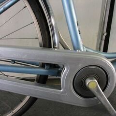 Ｄ225★限定特価　整備済み★ブリヂストン　カルーサ　ブルー★ 中古自転車 【26インチ】ベルトドライブ　LEDオートライト (*^▽^*)