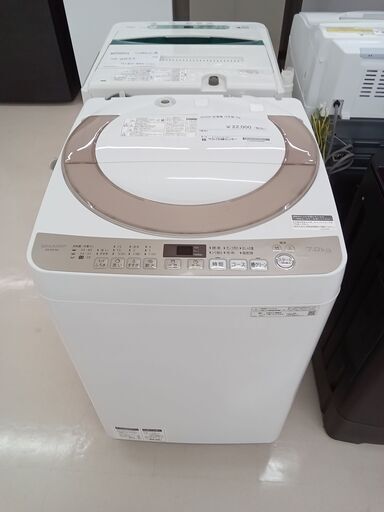 ★ジモティ割あり★ SHARP 洗濯機 ES-KS70U 7㎏ 18年製 動作確認／クリーニング済み TC958