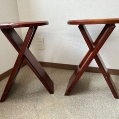 折りたたみ椅子 木製　２つ