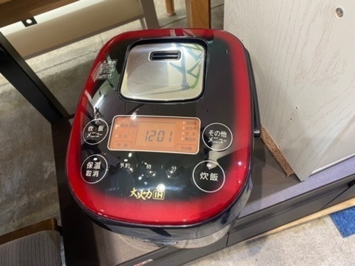 アイリスオーヤマ 炊飯器 5合 JRC-IE50-B IHジャー 2019 中古