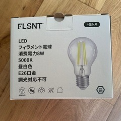 LEDフィラメント電球　E26