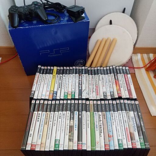 【ソフト57本付き】PlayStation2 本体一式セット 動作確認済み