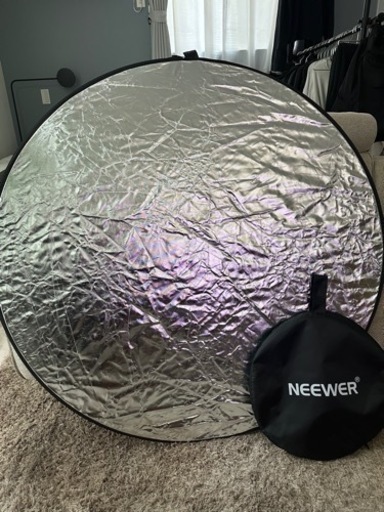 ほぼ新品！NEEWER 5-in-1撮影用折りたたみ式丸レフ板