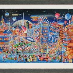 美術品【配送可能】ヤスオ アソベ 遊部康雄 ウルトラマン誕生25周年 