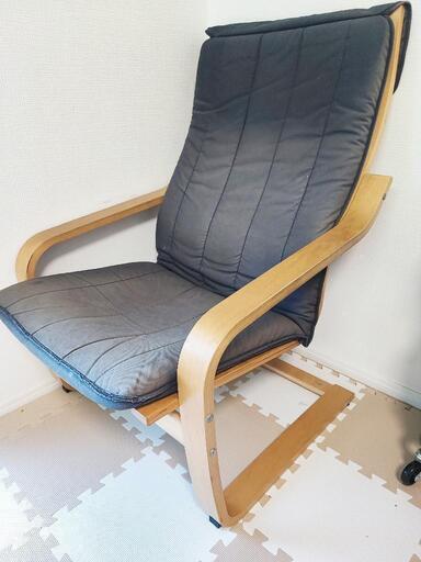 IKEA 新品クッション交換イケア ポエング 椅子