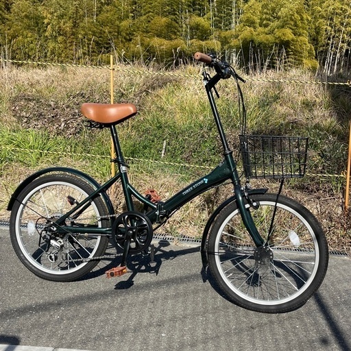 お買い得　THREE STONE　折りたたみ自転車  20インチ 6段ギア