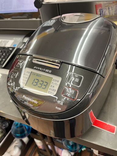 おいしいご飯5.5合IH炊飯器 Panasonic パナソニックSR-FX100Y 2021年式1272