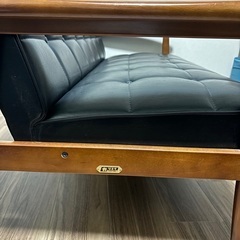 カリモク60 Kチェア（50周年限定復刻プレート）　2シーター