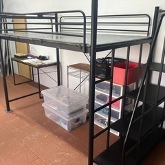 2階 パイプベッド 新品未使用
