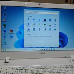 (取引中！)富士通モバイルノートパソコン　Windows11　S...