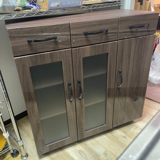【美品】木製キッチンボード