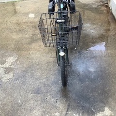 273 パナソニック最新機種電動アシスト自転車SW20インチ カーキ色