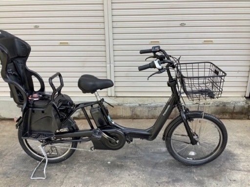 274 パナソニック最新機種電動アシスト自転車gyutto20インチ　ブラックアルミボデ