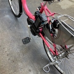 277 ヤマハ新機種電動アシスト自転車PASnatura24インチ ピンクアルミ 