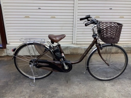 280  パナソニック新機種電動アシスト自転車viviDX26インチ  ブラウンボディー
