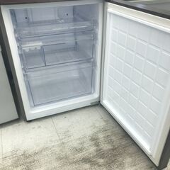 3ヶ月保証付き！！2ドア冷蔵庫　シャープ　SHARP　SJ-PD27G-T　 271L　2017年製　幅(W) 545mm × 奥行(D)650mm ×  高さ(H) 1560mm　クリーニング　動作確認済