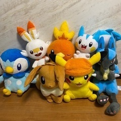 ポケモン　めちゃでかシリーズのぬいぐるみ　まとめ