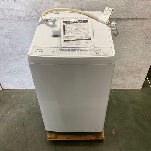 【HITACHI】 日立 全自動洗濯機 ビートウォッシュ BEATWASH ナイアガラビート洗浄 BW-G70H 2022年製 7kg