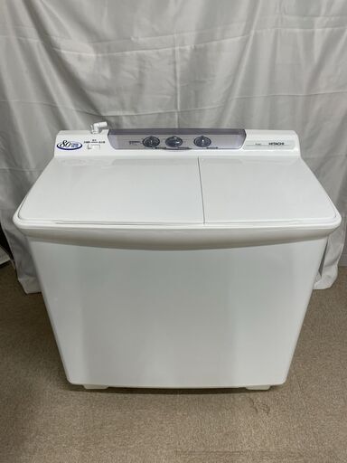 【北見市発】ヒタチ HITACHI 日立 2槽式電気洗濯機 PS-80S 2017年製 8.0kg (E2335axwY)
