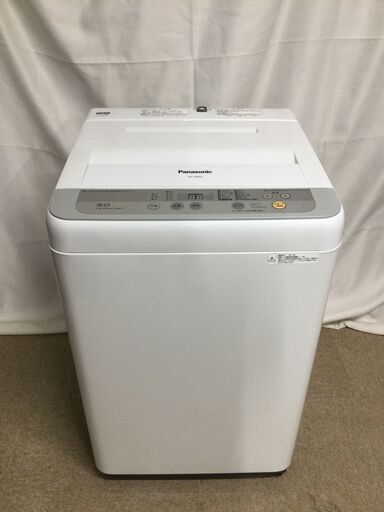 【北見市発】パナソニック Panasonic 全自動洗濯機 NA-F50B10 2017年製 5.0kg (E2336nthY)