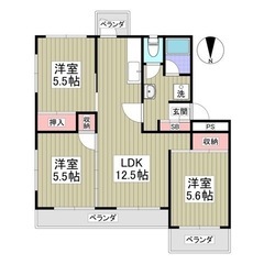 ✅敷礼0！フリーレント1ヶ月！✅　⭐️群馬総社駅『3LDK』⭐️...