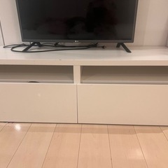 IKEA真っ白なテレビ台　w120 h40