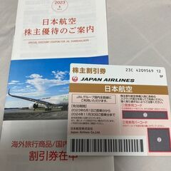 JAL 日本航空 株主優待券1枚と優待冊子のセット