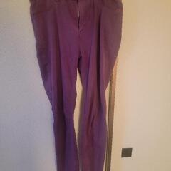 紫のジーンズ、女性、ヒップス80~94センチ