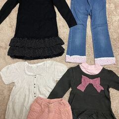 130　女の子用　ブランド子供服他24着　ａｎｙＦＡＭ　ＨＵＳＨ...