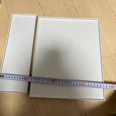 無印良品　ファイルボックスの蓋　２枚