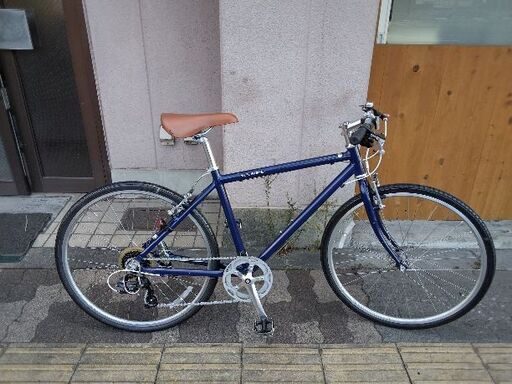 WEEKEND BIKES[ウィークエンドバイクス]26吋 シティークロスバイク アルミ/7speed/ネイビー