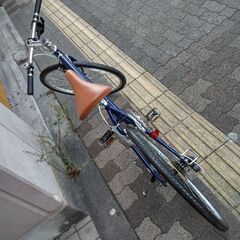 WEEKEND BIKES[ウィークエンドバイクス]26吋 シティークロスバイク アルミ/7speed/ネイビー