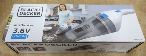 エイブイ：BLACK + DECKER リチウムダストバスター NVC115JLW ハンディクリーナー