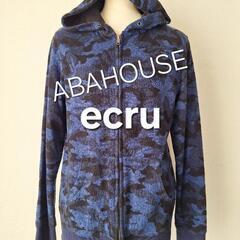  ABAHOUSE 迷彩タオル地パーカー