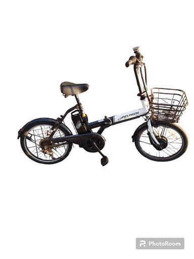 【売り切れ】PELTECH　電動アシスト付き折りたたみ自転車　TDN-208L　現状品