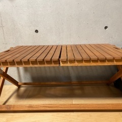 【木製】折りたたみアウトドアテーブル