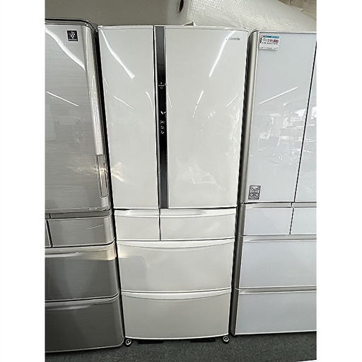 6ドア冷蔵庫(451L) パナソニック NR-FVF454 2019年製 中古品 6ドア冷蔵庫(451L) パナソニック NR-FVF454 2019年製 中古品