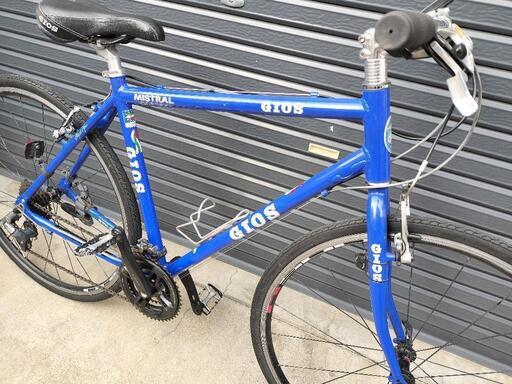 人気クロスバイク★【GIOS】MISTRAL☆ジオス人気色ジオスブルー3×8速 人気クロスバイク☆【GIOS】MISTRAL☆ジオス人気色ジオスブルー3×8速