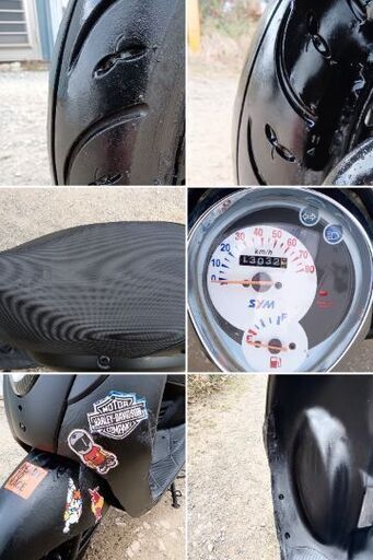 優れたエンジン。 2018年モデル。 SYM (Umi) 50. とても速いバイク