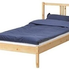 IKEA シングルベッド　フレーム（FJELLSE）＋すのこ（L...