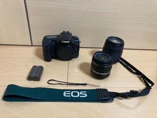 最終値下げ⭐️Canon EOS デジタル一眼レフカメラ レンズ2本付き バッテリーあり その他おまけ付き⭐️
