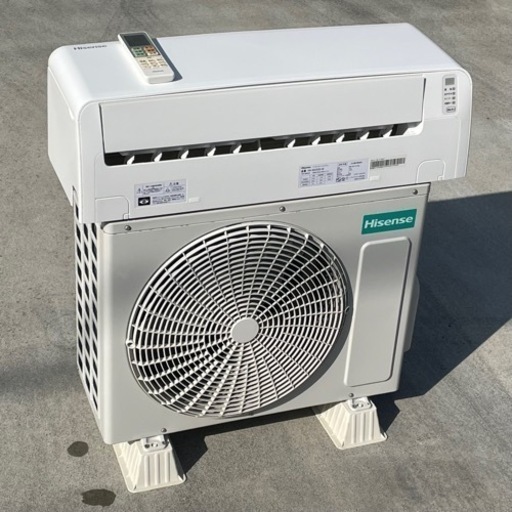 取付け可 ! ! ◇ハイセンス エアコン 6畳用 2020年製 内部クリーン エコ運転 100V HAーS22CE8 分解洗浄済み ! !