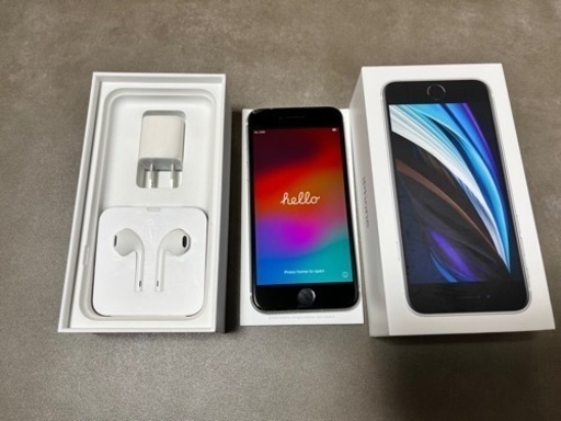iPhone SE2 64GB  SIMフリー Apple ホワイト　付属品付