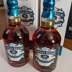 CHIVAS REGAL 18年 ミズナラ 水楢 2本 700ml ウイスキー