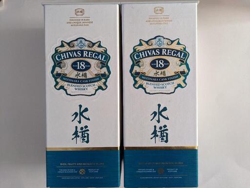 CHIVAS REGAL 18年 ミズナラ 水楢 2本 700ml ウイスキー